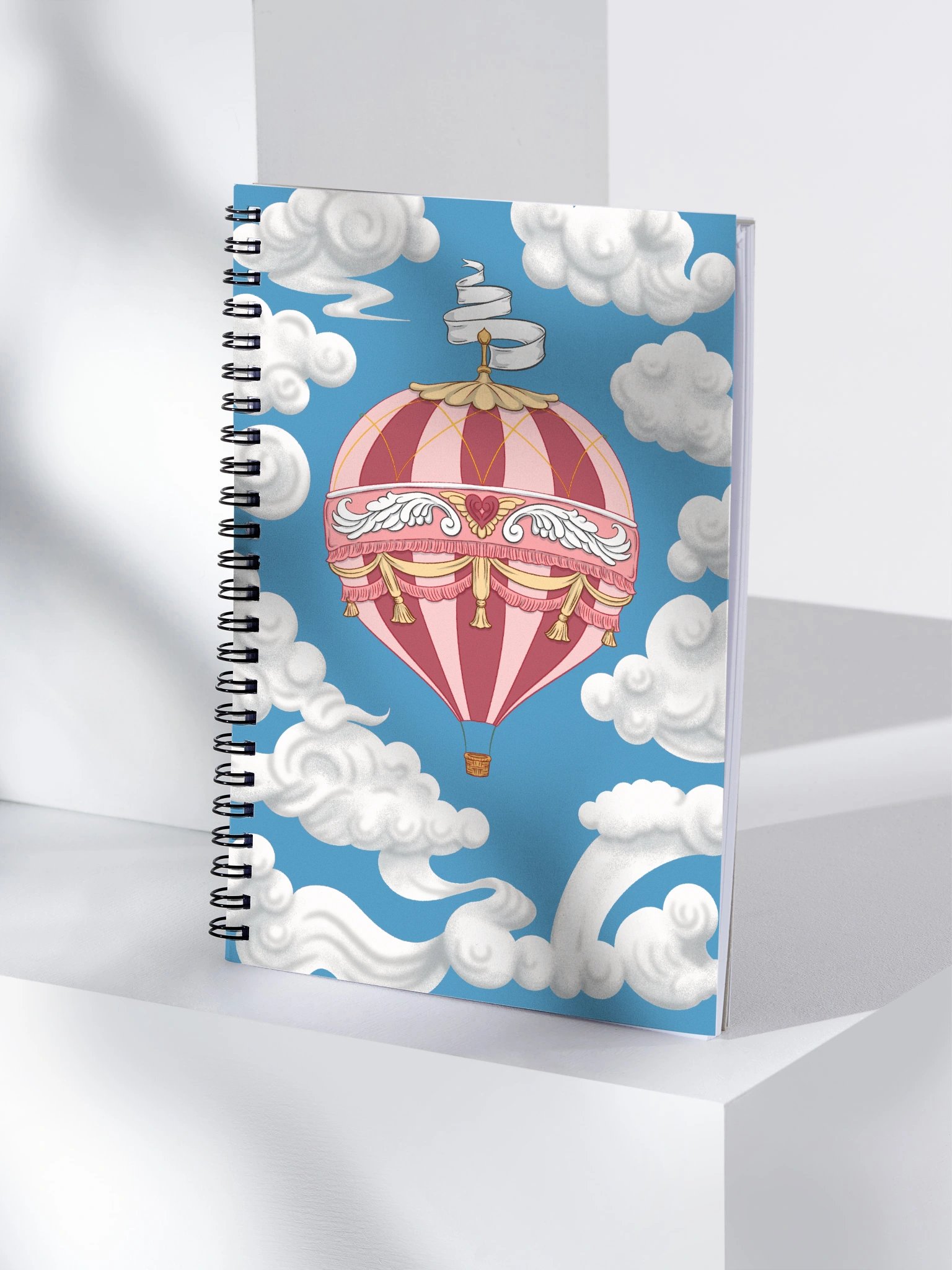 Whimsical Sky Dreams Spiral Notebook product image (4)