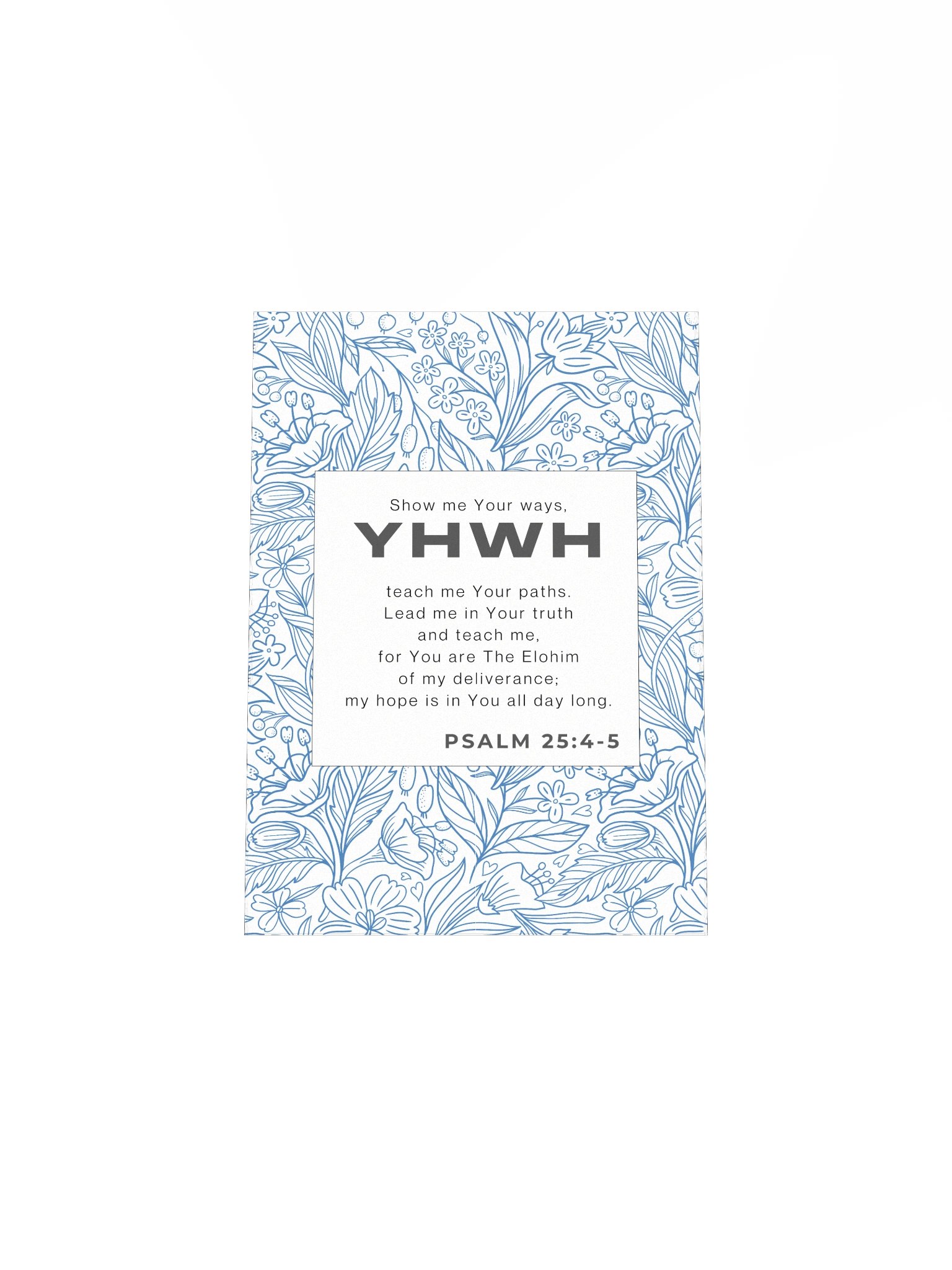 Psalm 25:4-5 Poster product image (19)