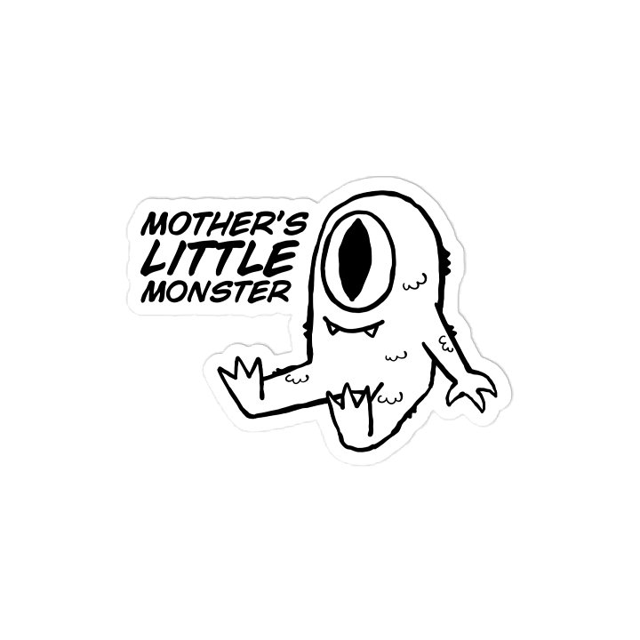 Mother’s Little Monster Sticker product image (2)