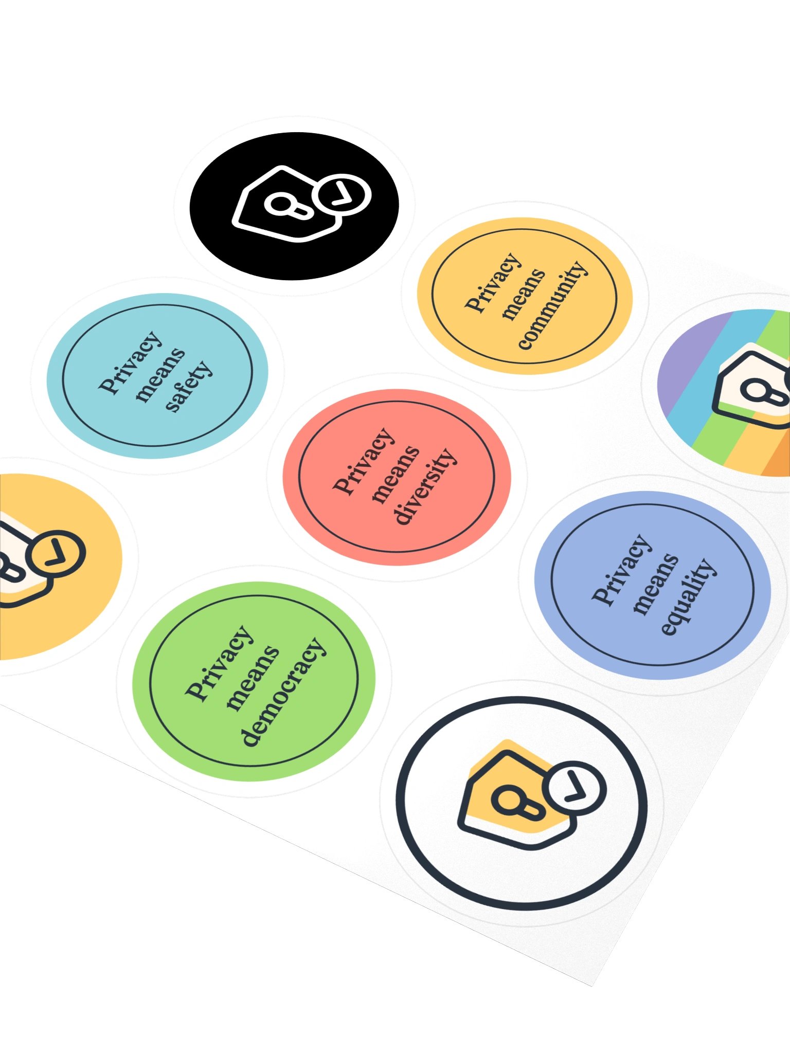 Privacy Means Many Things - Sticker Sheet product image (3)