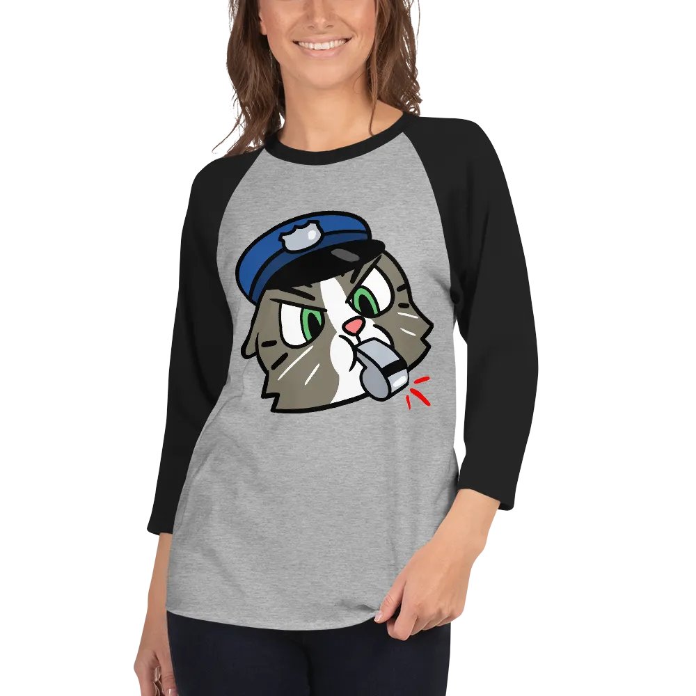 Officer Kitty Cat Raglan product image (14)