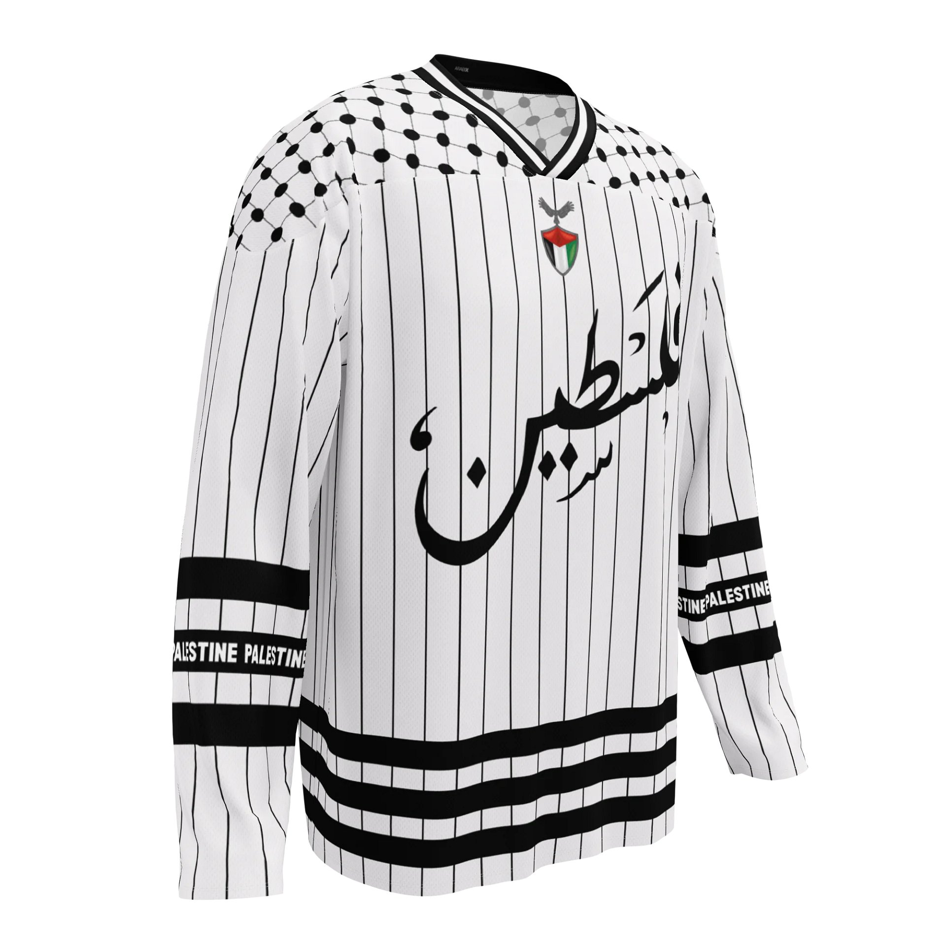 Break The Bars Long Sleeve Palestine Oversized Jersey product image (3)