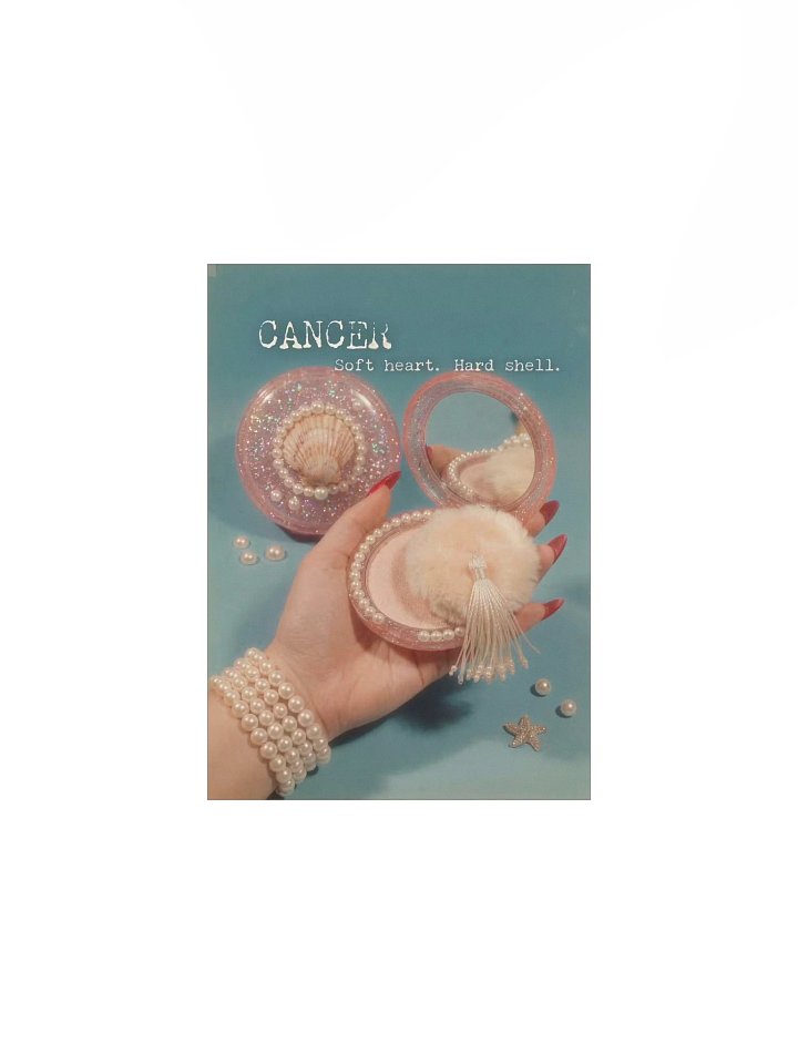 Cancer Mermaid Zodiac Print product image (1)