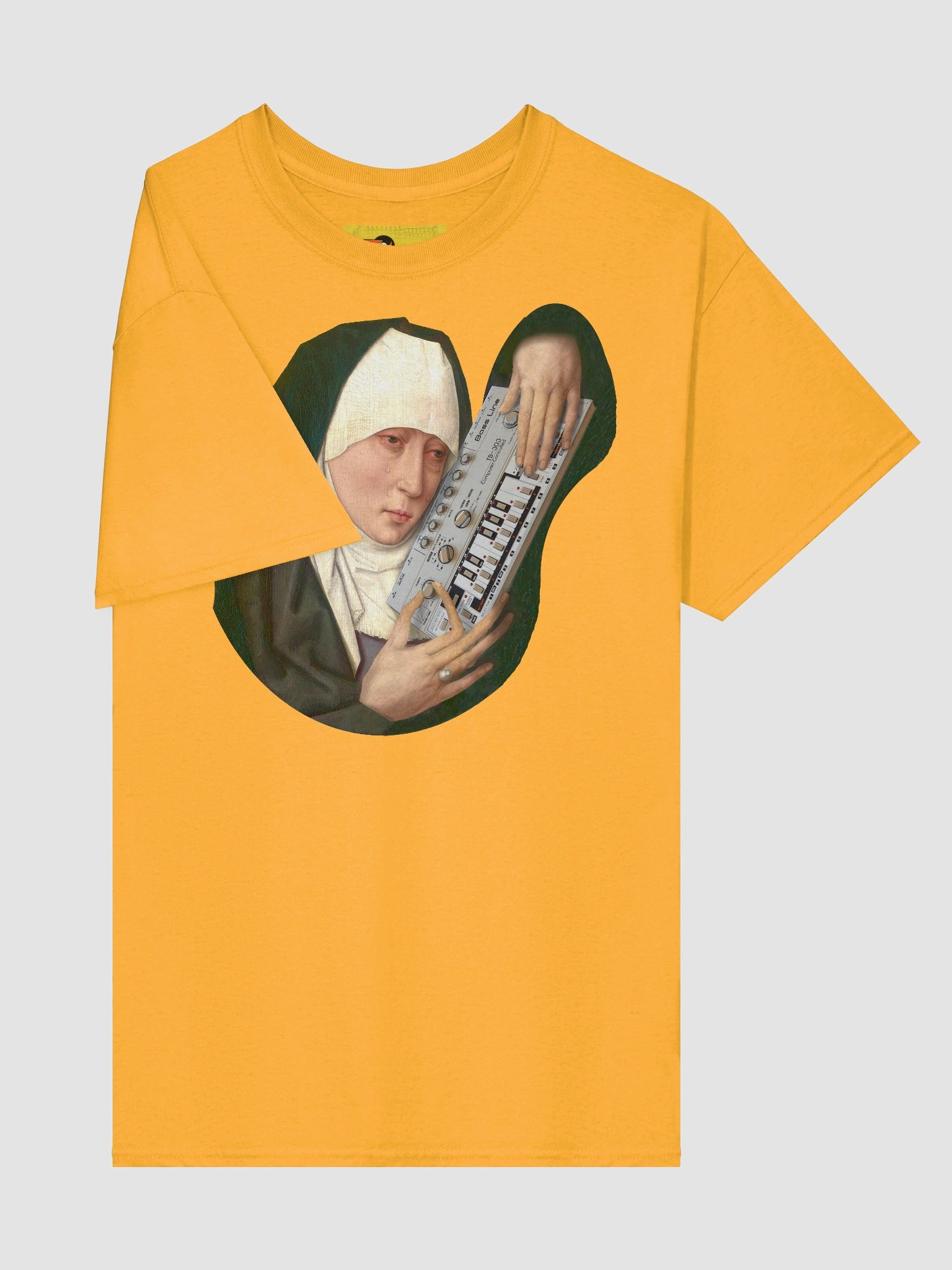 Mater Dolorosa meets tb-3-0-3 by Frank Fonik, Techno EDM Unisex t-shirt product image (5)