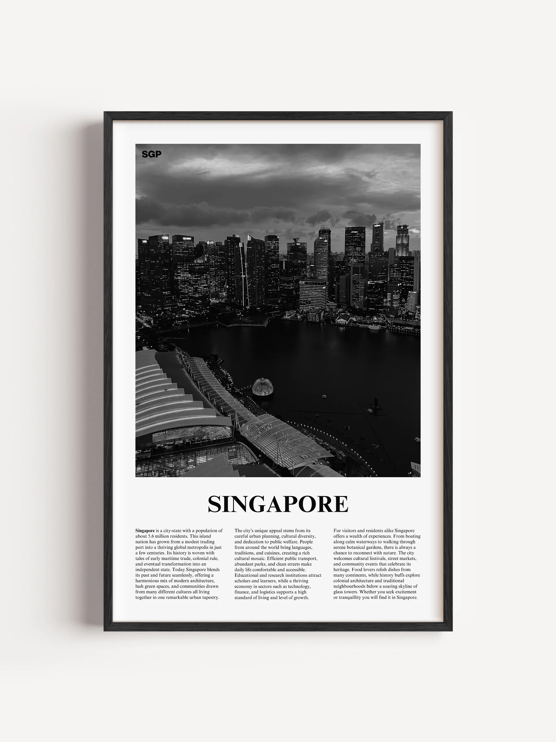 Singapore 02 Newspaper Poster product image (1)