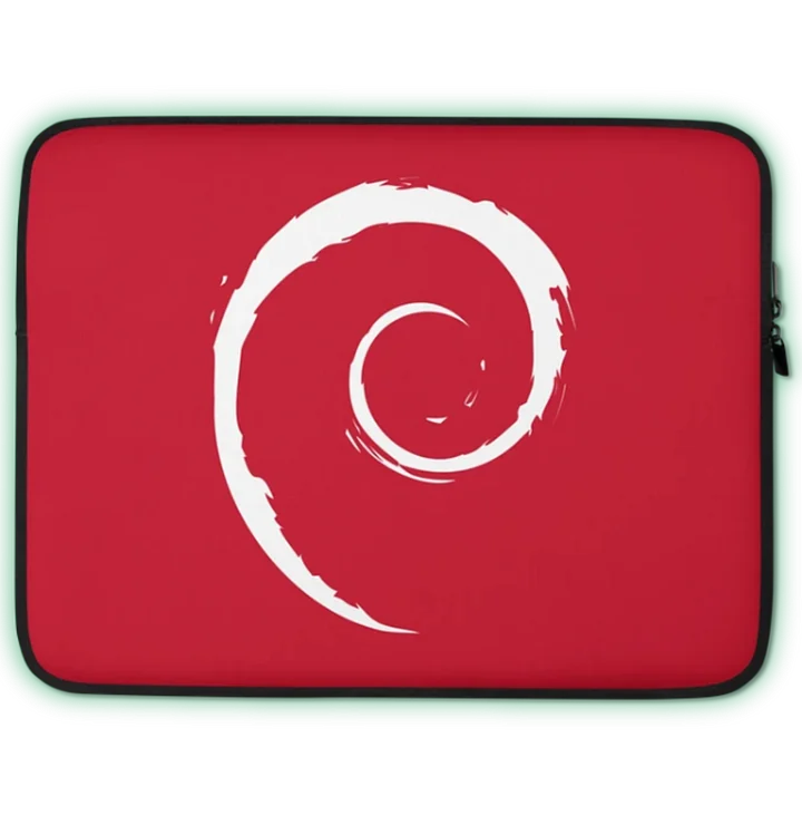 Laptop Sleeve with Debian Swirl product image (1)