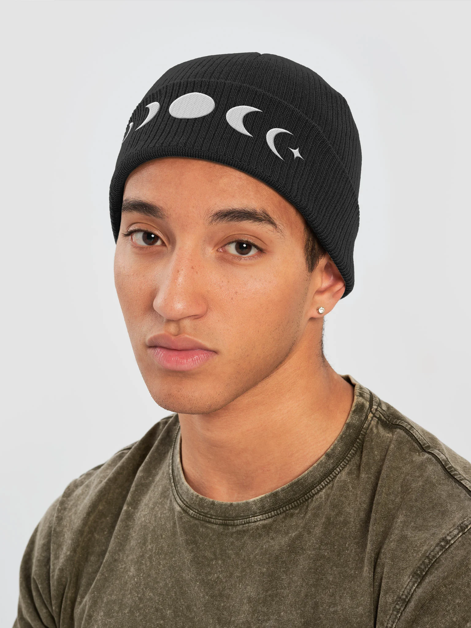 Organic Beanie Mystic Moon Phases product image (7)