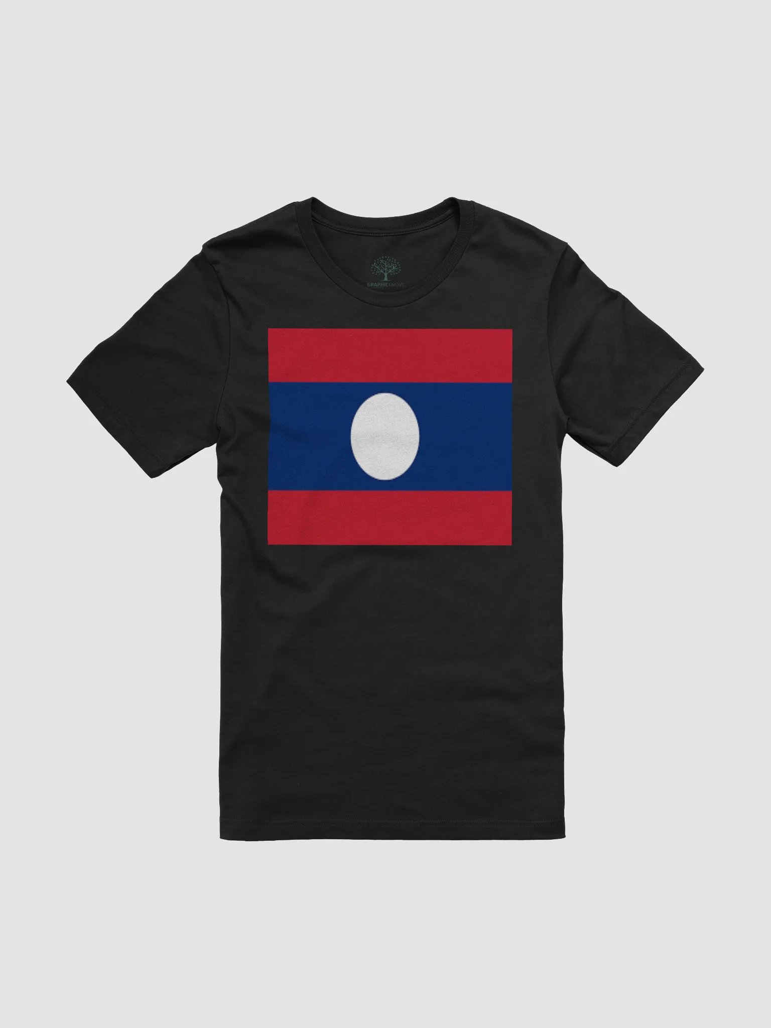 Graphic Grove Supersoft Unisex Laotian Flag T-Shirt - Exclusive product image (3)