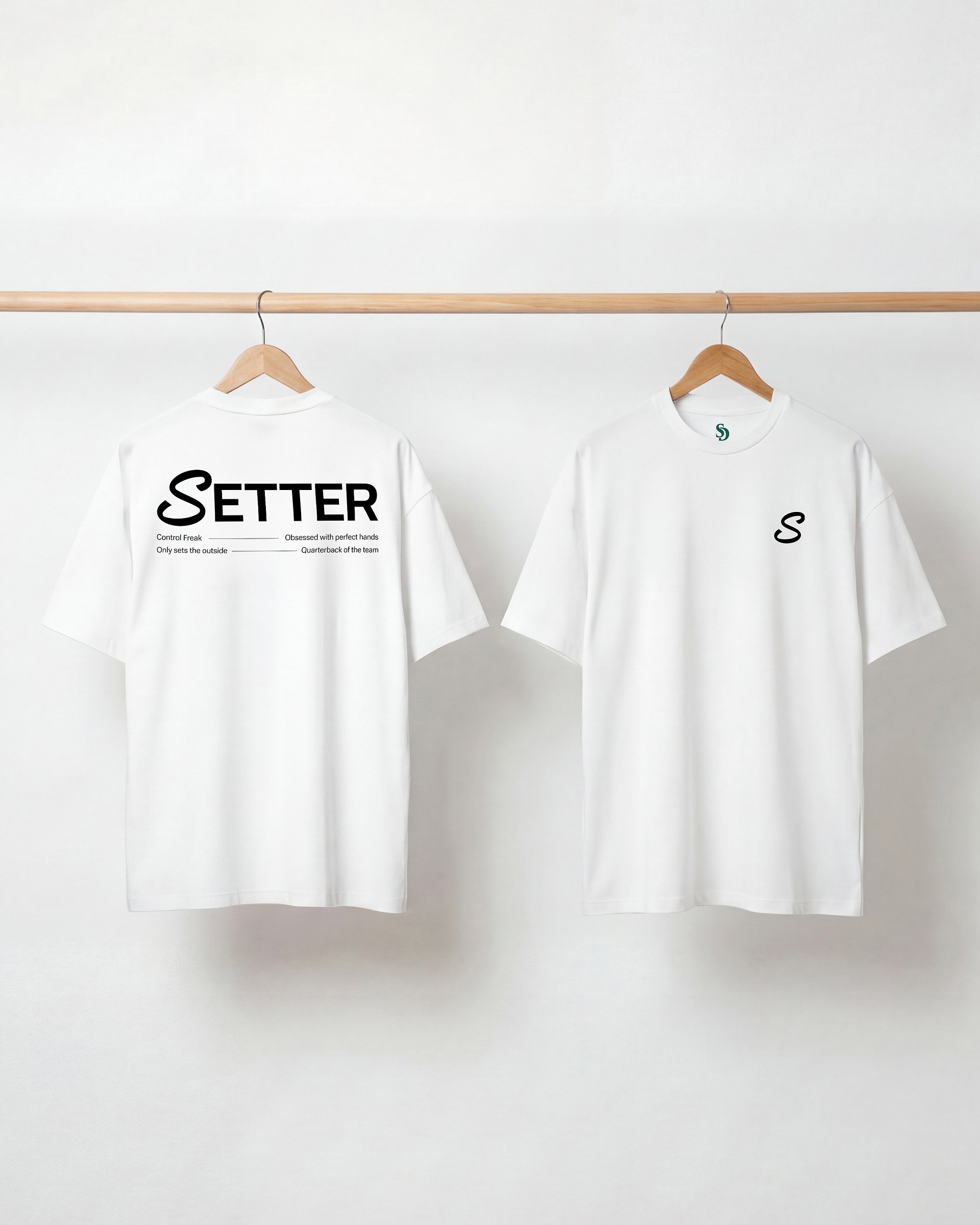Setter Oversize Tee — White product image (6)