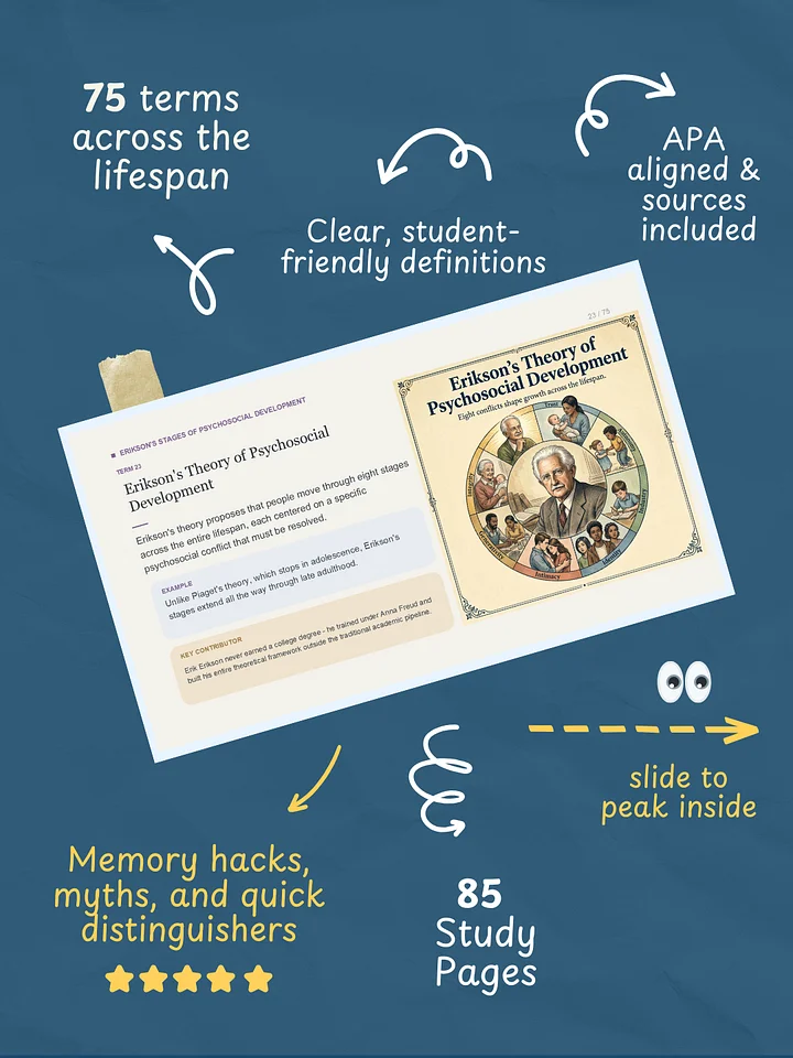 75 Psychology Research Methods Terms | Illustrated PDF Study Guide product image (2)