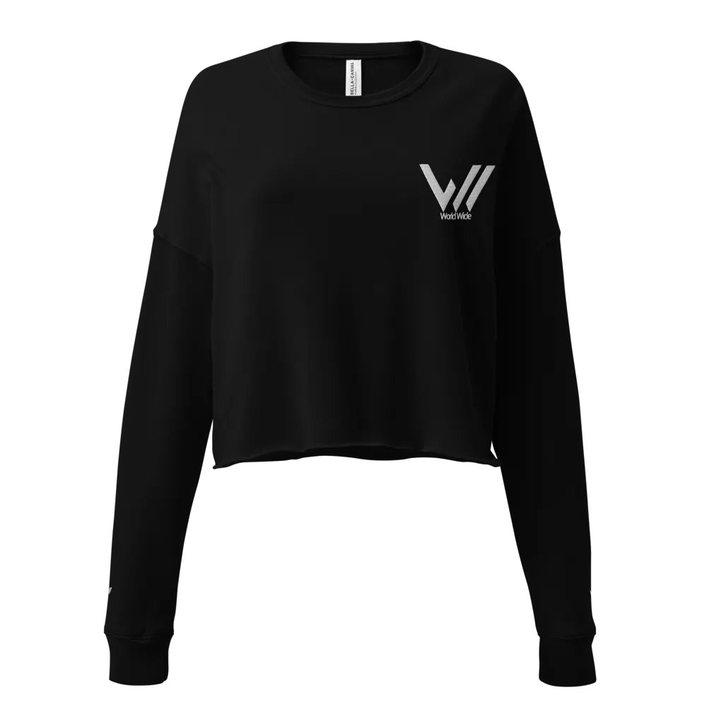 WorldWide Bella+Canvas Women's Fleece Crop Sweatshirt product image (2)