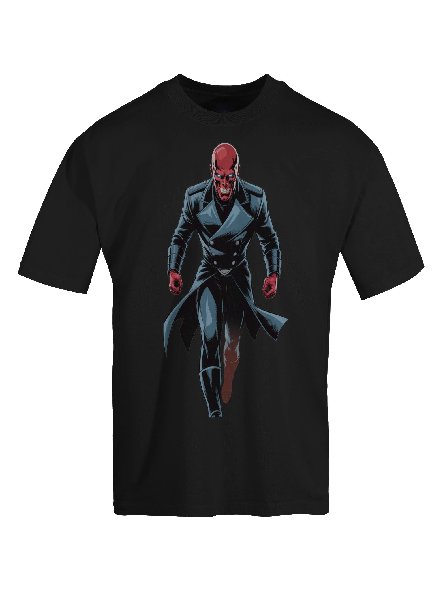 Tyrant's Advance: Red Skull Oversized Faded T-Shirt product image (1)
