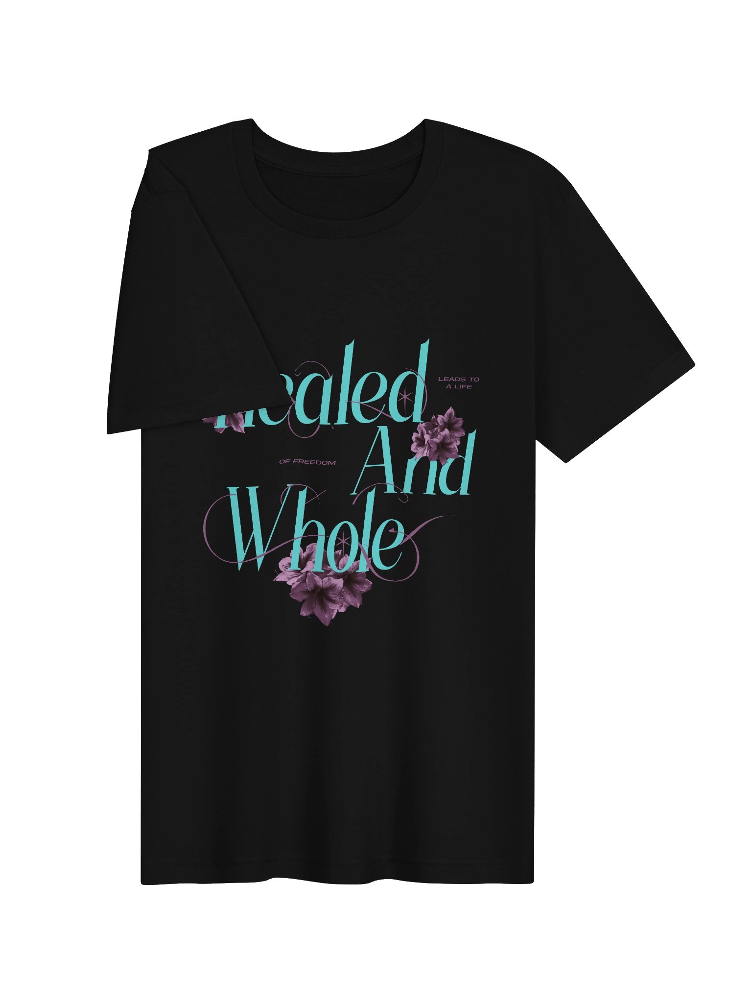Logo shirt w/ flowers product image (3)