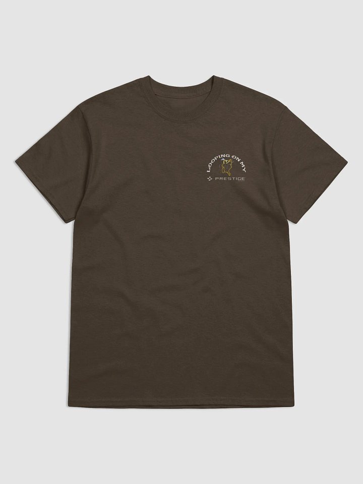 Looping On My Prestige - T-Shirt - Dark Shirt w/White Logo product image (2)