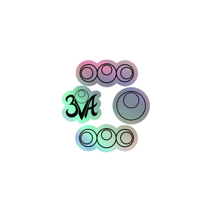 Holo Moonie Logo Stickers! product image (1)