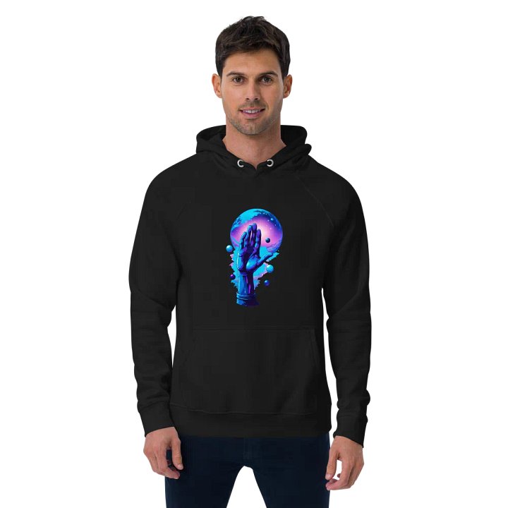 [Hand of Mysteries 2] - Unisex Eco Raglan Hoodie product image (5)
