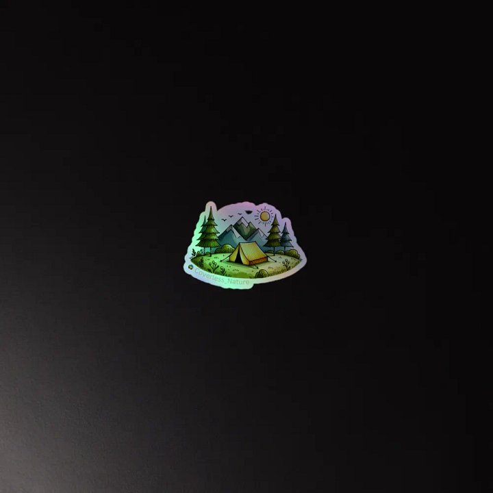 Holographic Camping Dreams Sticker Sheet product image (4)