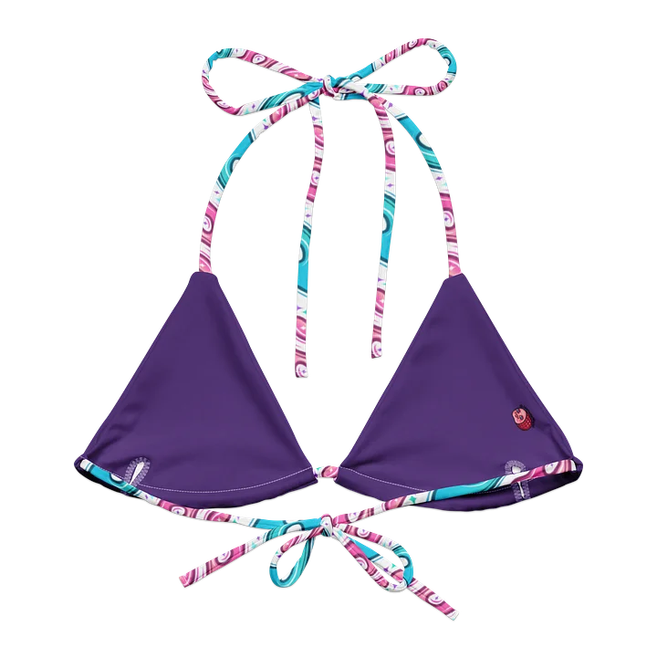 Trans Pattern String Bikini Top product image (2)