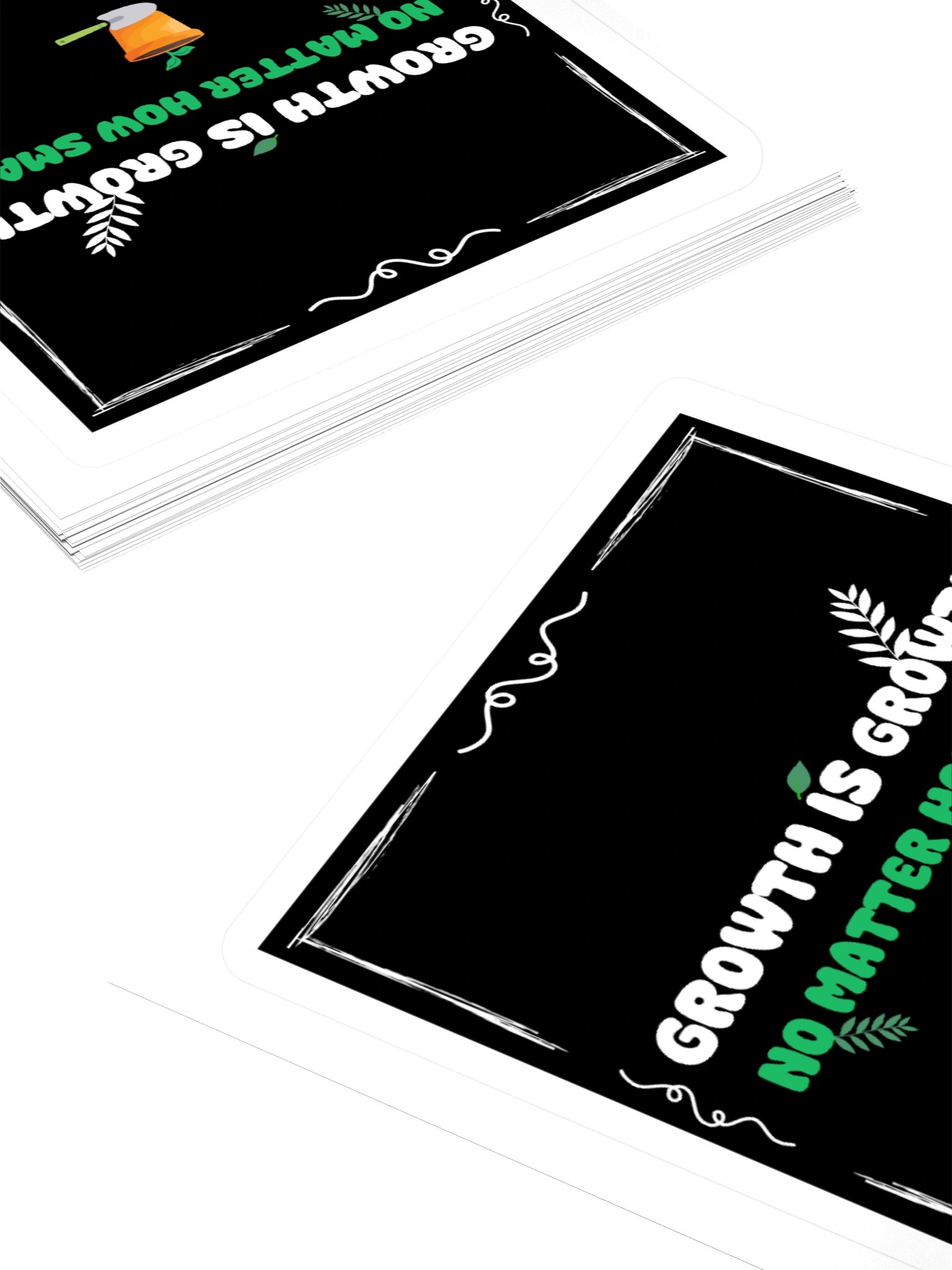 Growth is Growth Square Sticker product image (4)