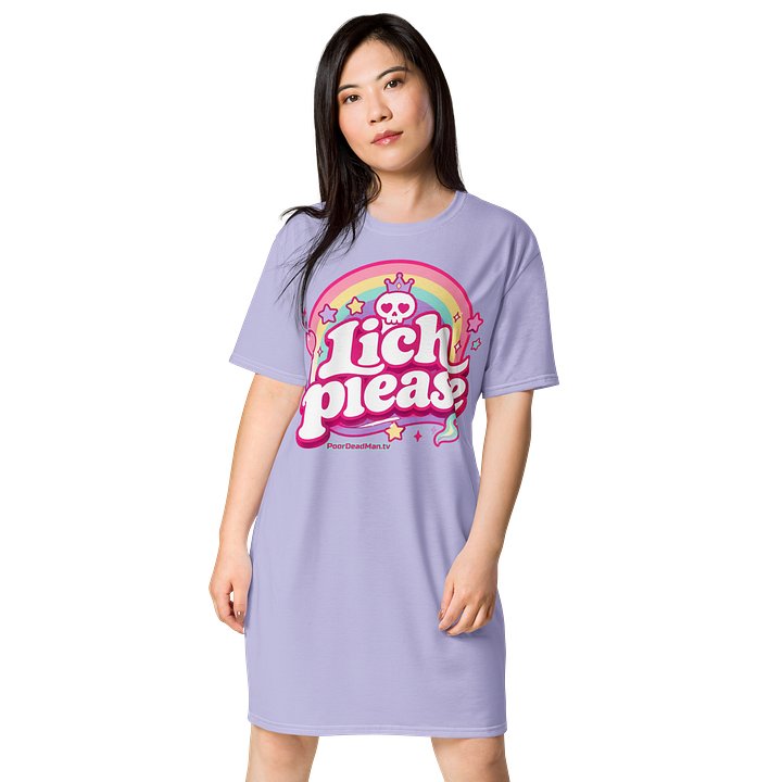 Lich Please T-Shirt Dress product image (1)