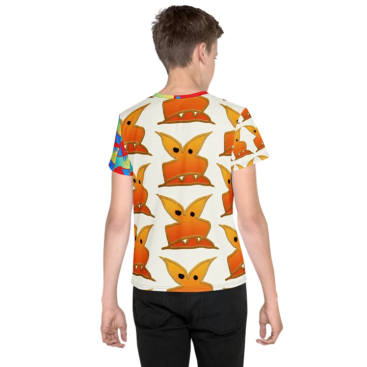 Vibrant Fish Frenzy Youth T-Shirt product image (2)