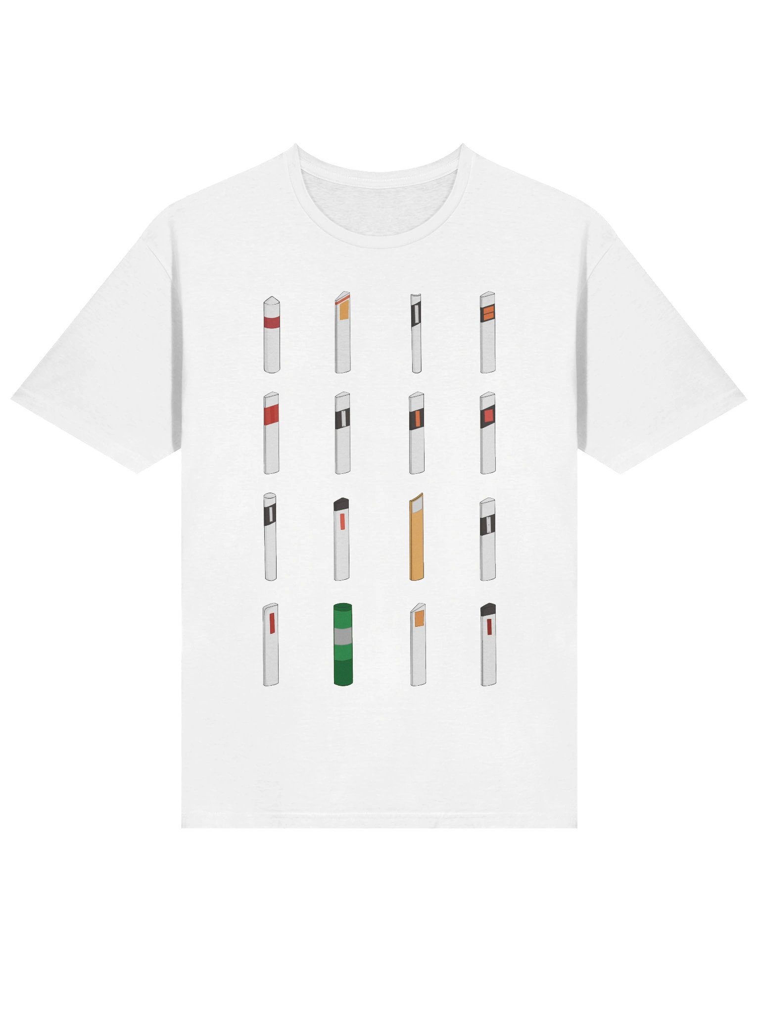 European Bollards T-shirt product image (3)