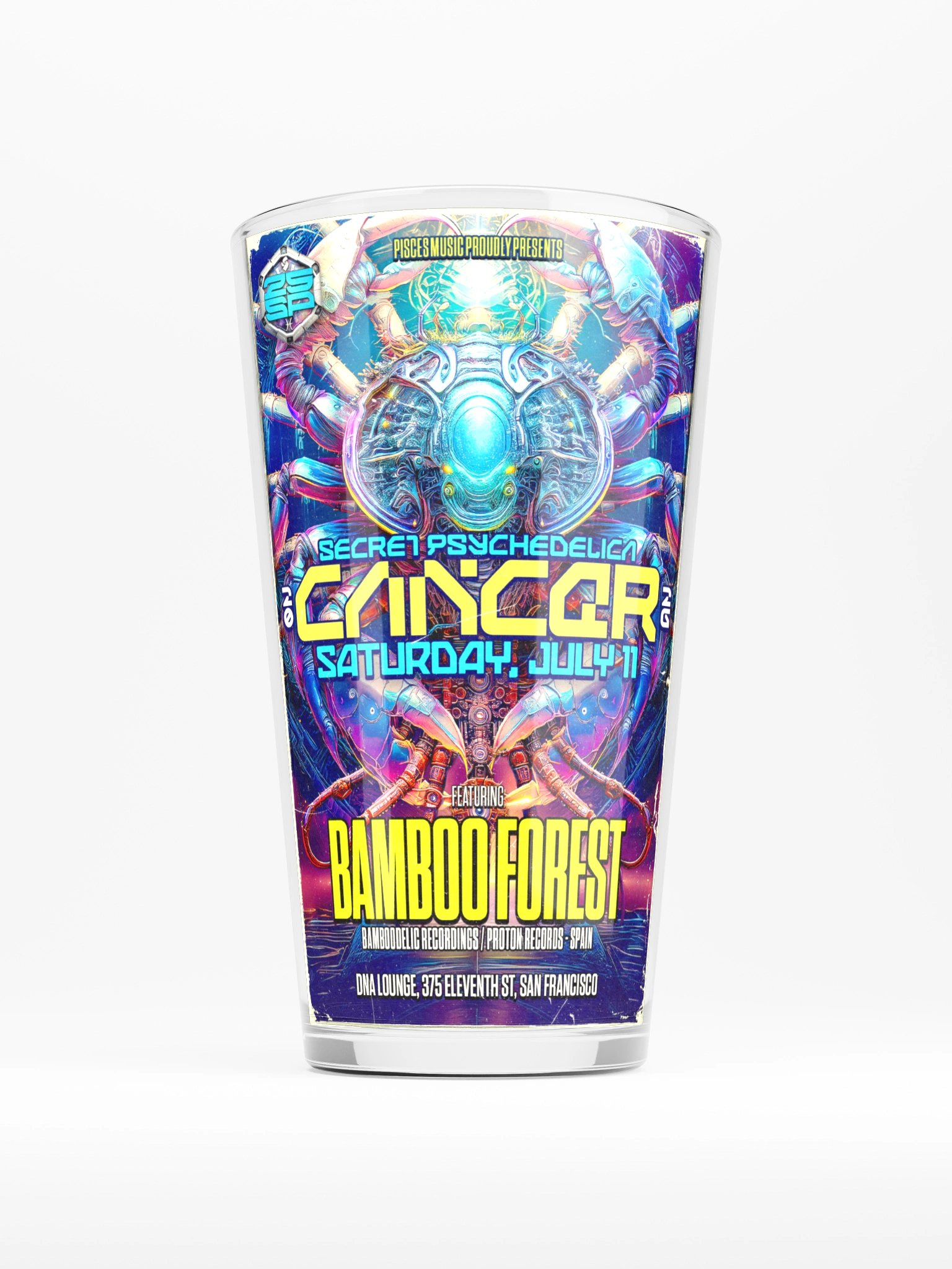 Cancer 2026 Shaker Pint Glass product image (1)