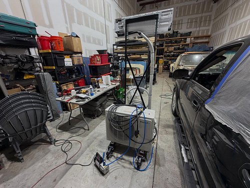 Mobile mini split project. An idea crazy enough that it just might work. You’ll have to tune in to the channel this weekend t...