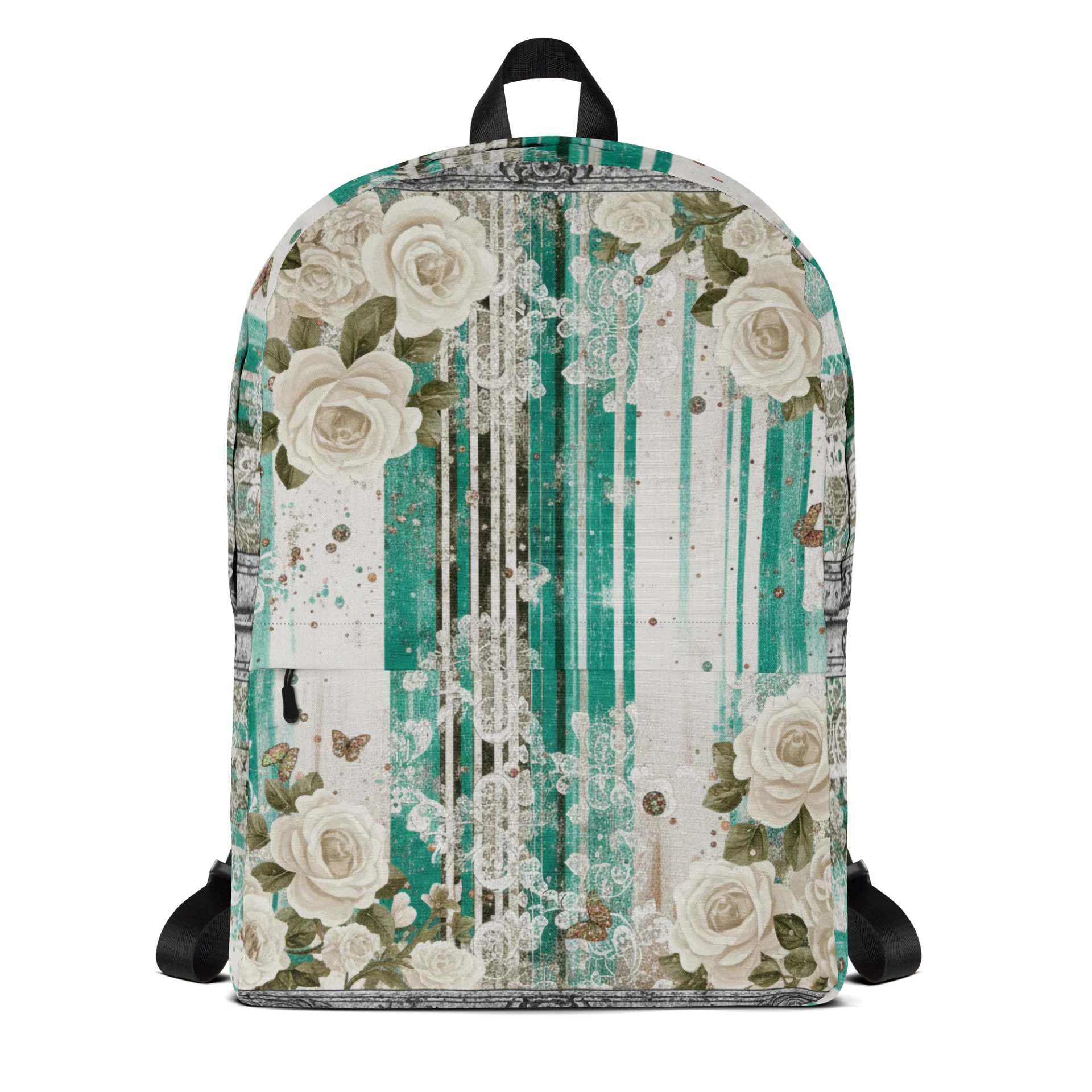 Vintage Rose Lace All-Over Backpack product image (1)