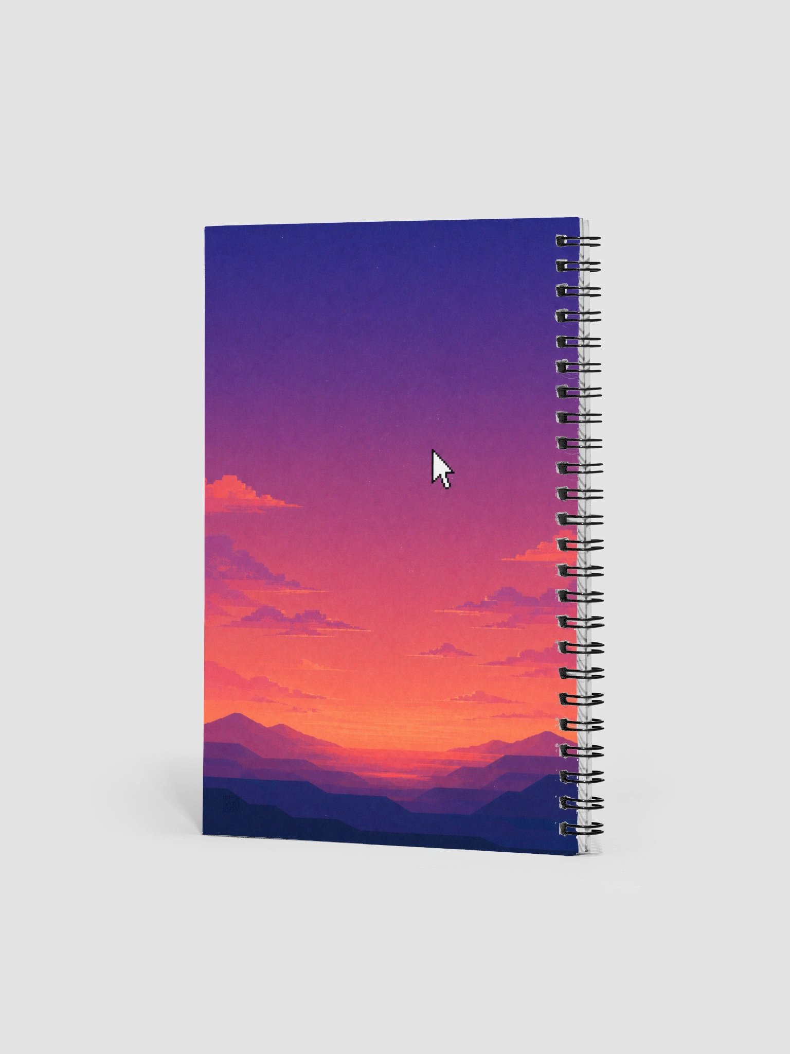 Cursor Sunset — Dotted Spiral Notebook product image (3)