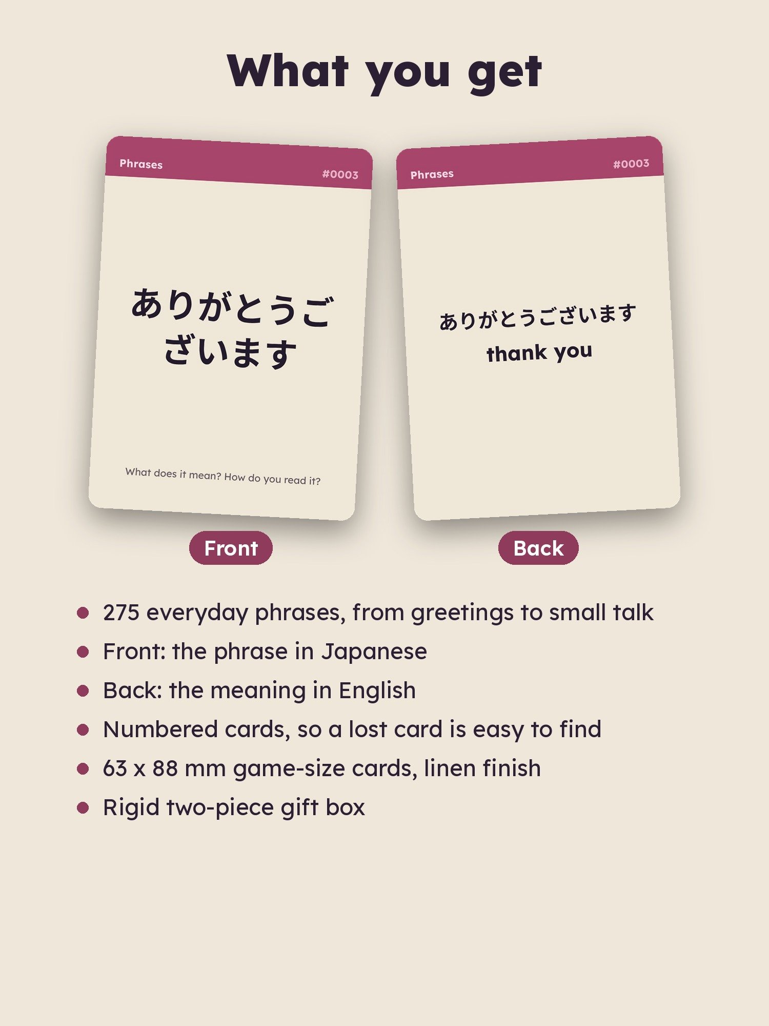 Japanese Flash Cards: Everyday Phrases Deck, 275 Phrases (zombie.cat) product image (2)