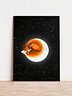 Red Fox on the Moon Art Print No.1