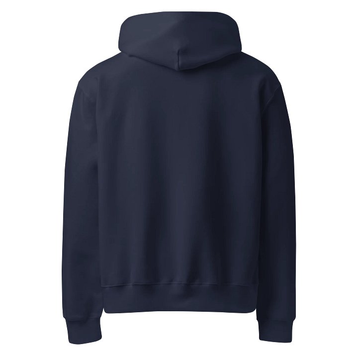 ACETAMINOFIEND embroidered l.c. navy slouchy hoodie product image (2)