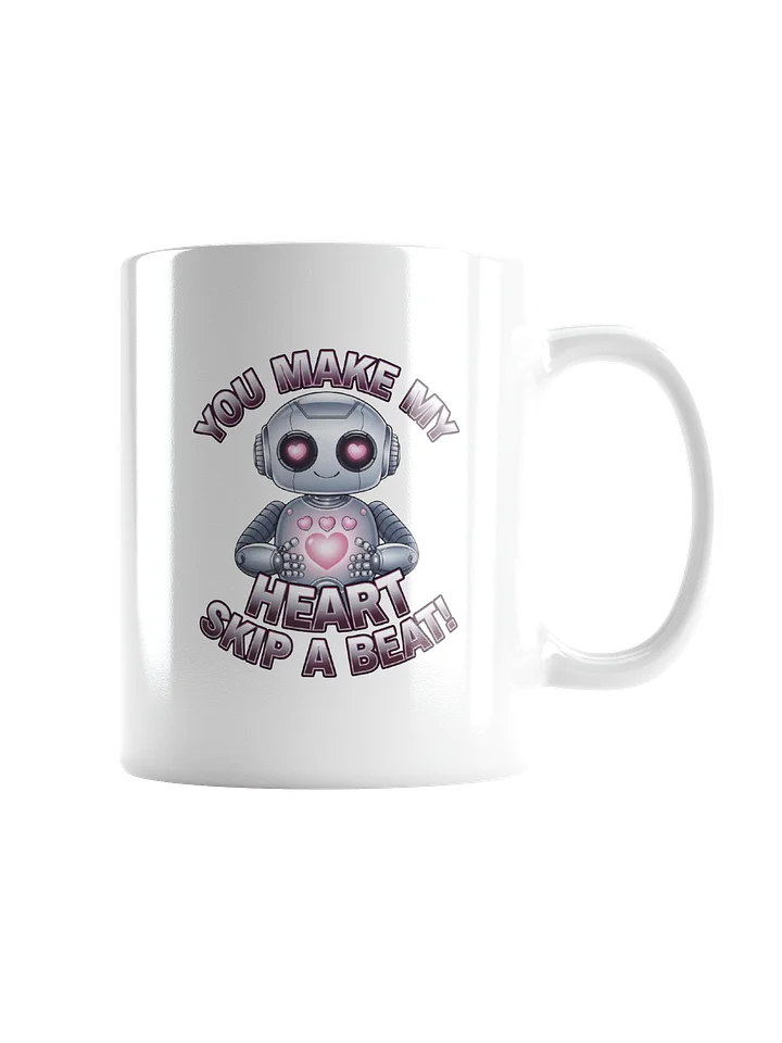 Robot Valentine's Day Gift | Funny Tech Love Mug | Geeky Romance Gift for Nerds product image (2)