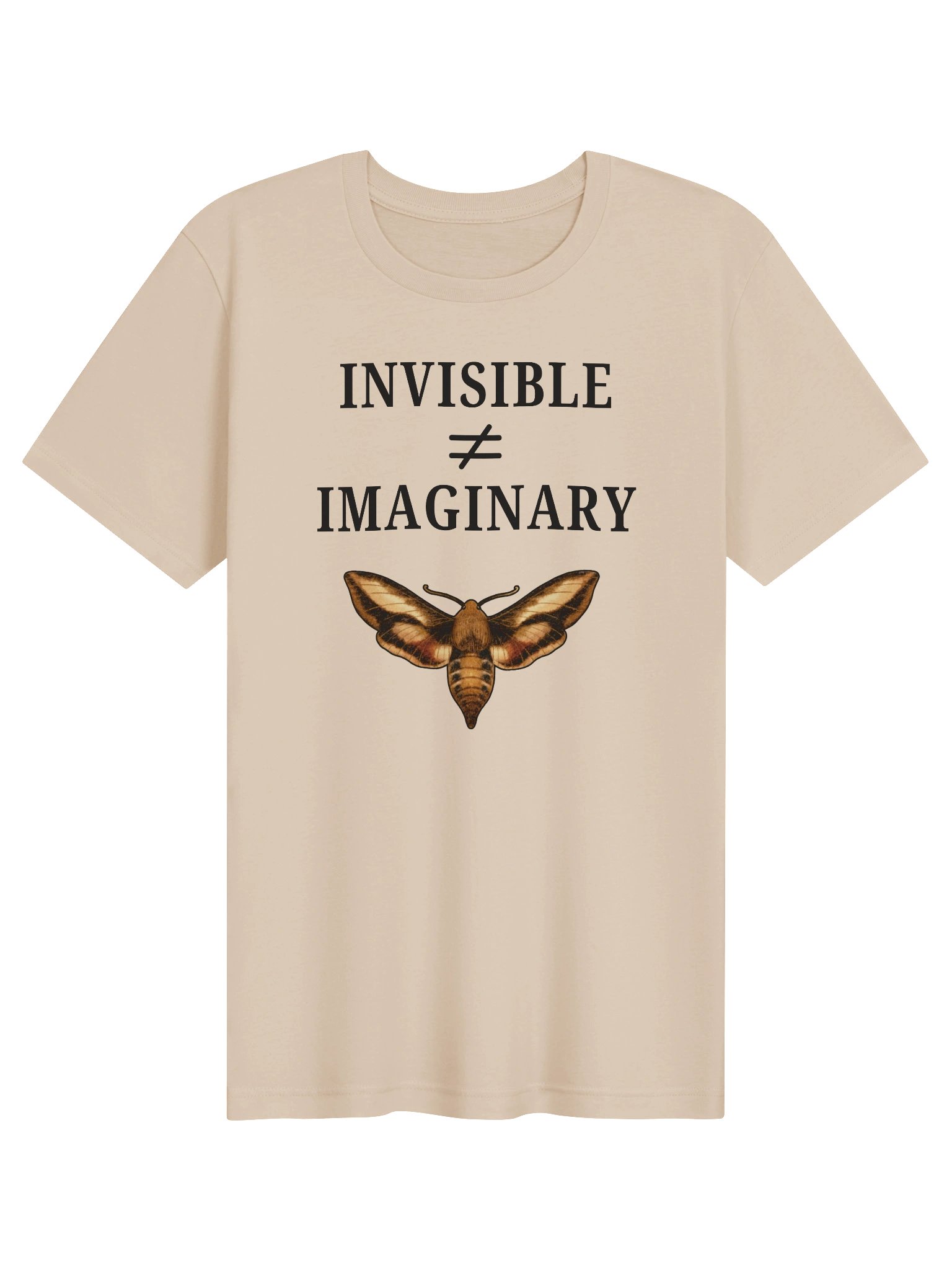 Invisible Illness Shirt | Invisible Not Imaginary Moth Tee product image (1)