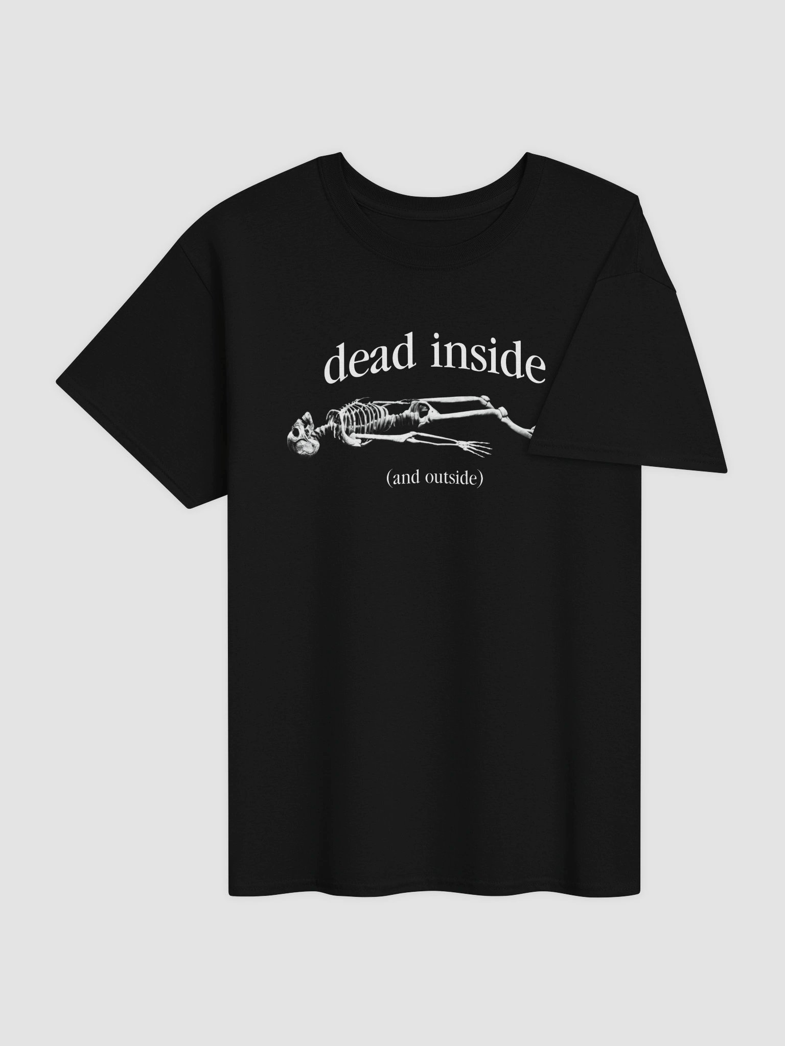 Dead Inside Skeleton T-shirt product image (4)
