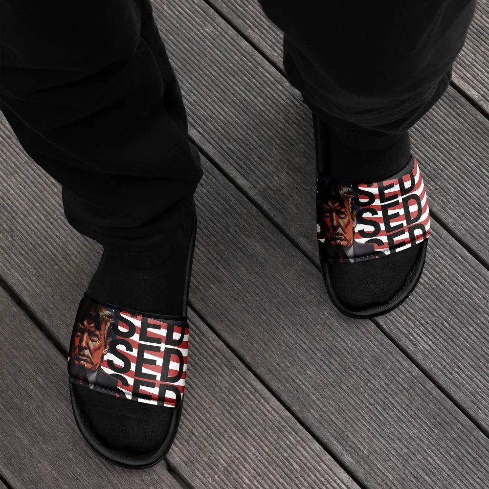 BASED American Flag Mugshot ~Men's Slide's~ product image (11)