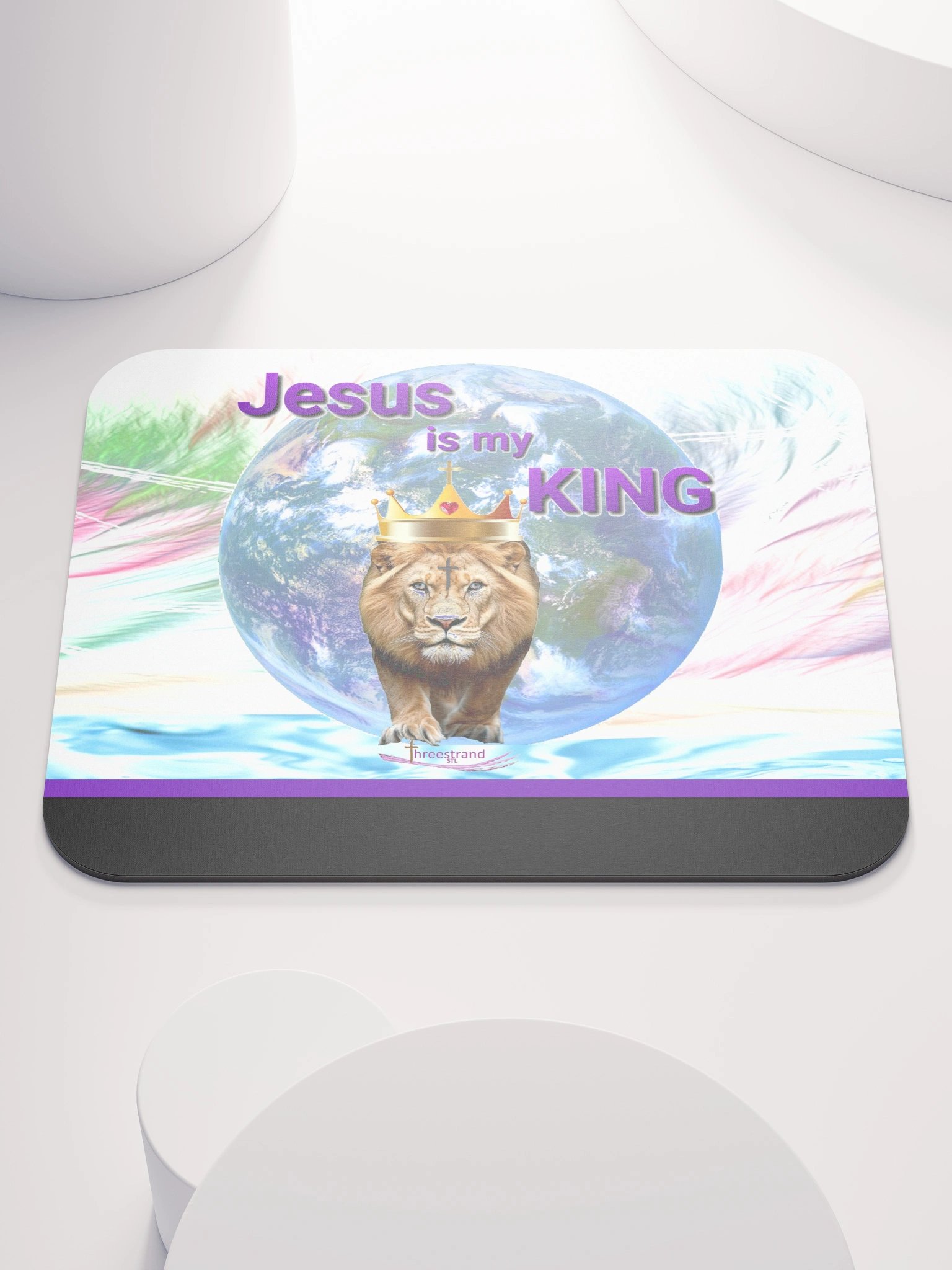 Jesus is my KING - Mouse Pad product image (2)