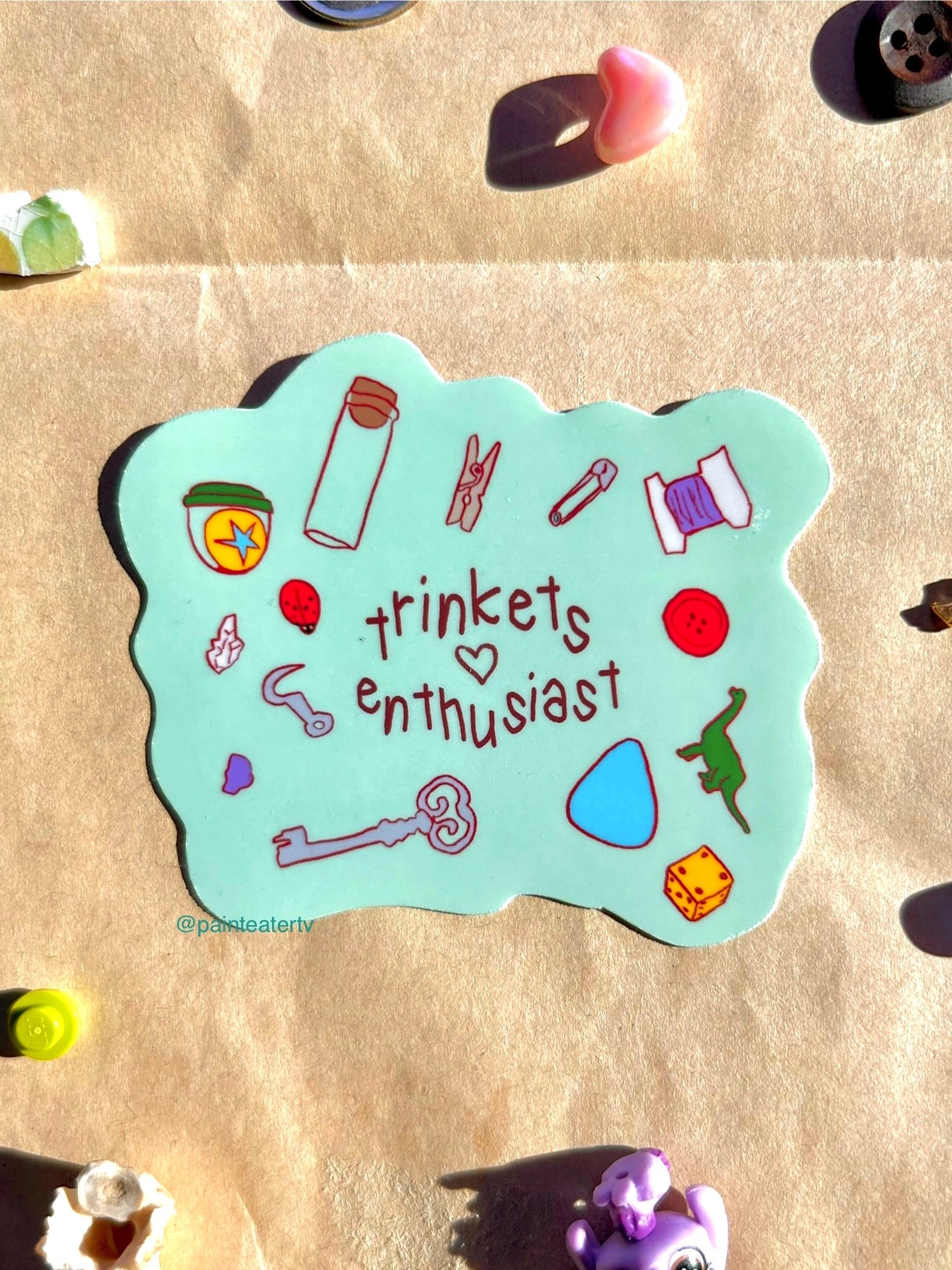 Trinkets Enthusiast Sticker product image (1)