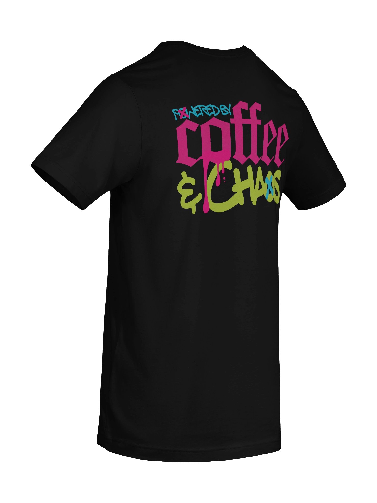 Powered by Coffee & Chaos Streetwear T-Shirt product image (10)
