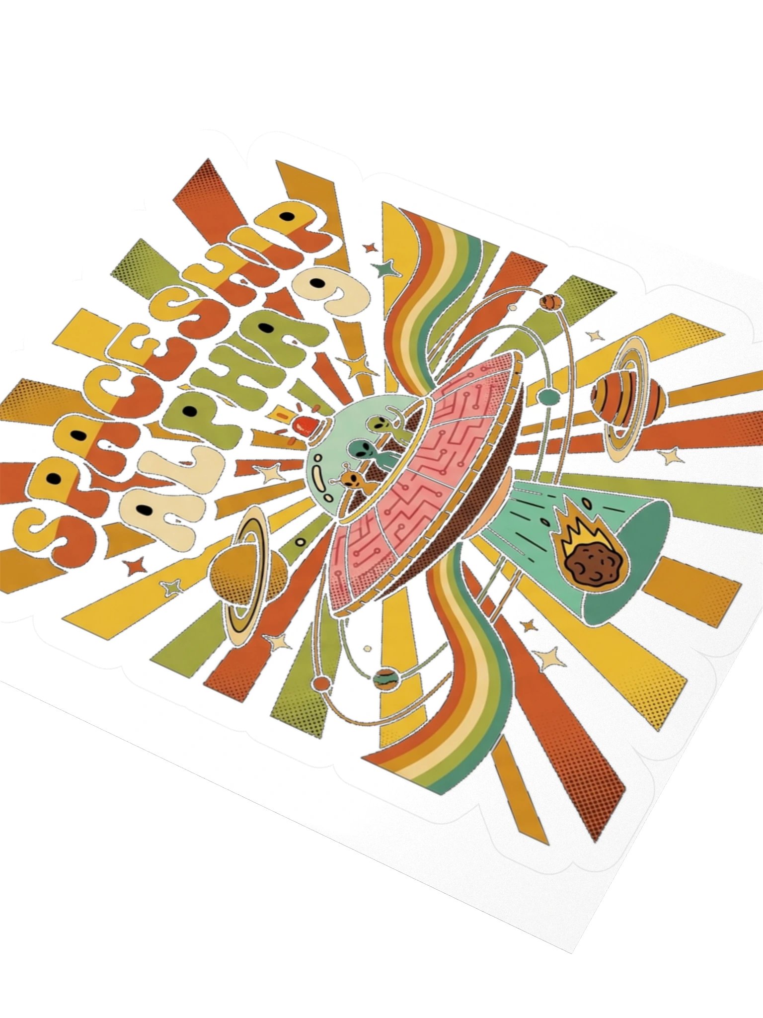 Spaceship Alpha 9 — Sticker product image (3)