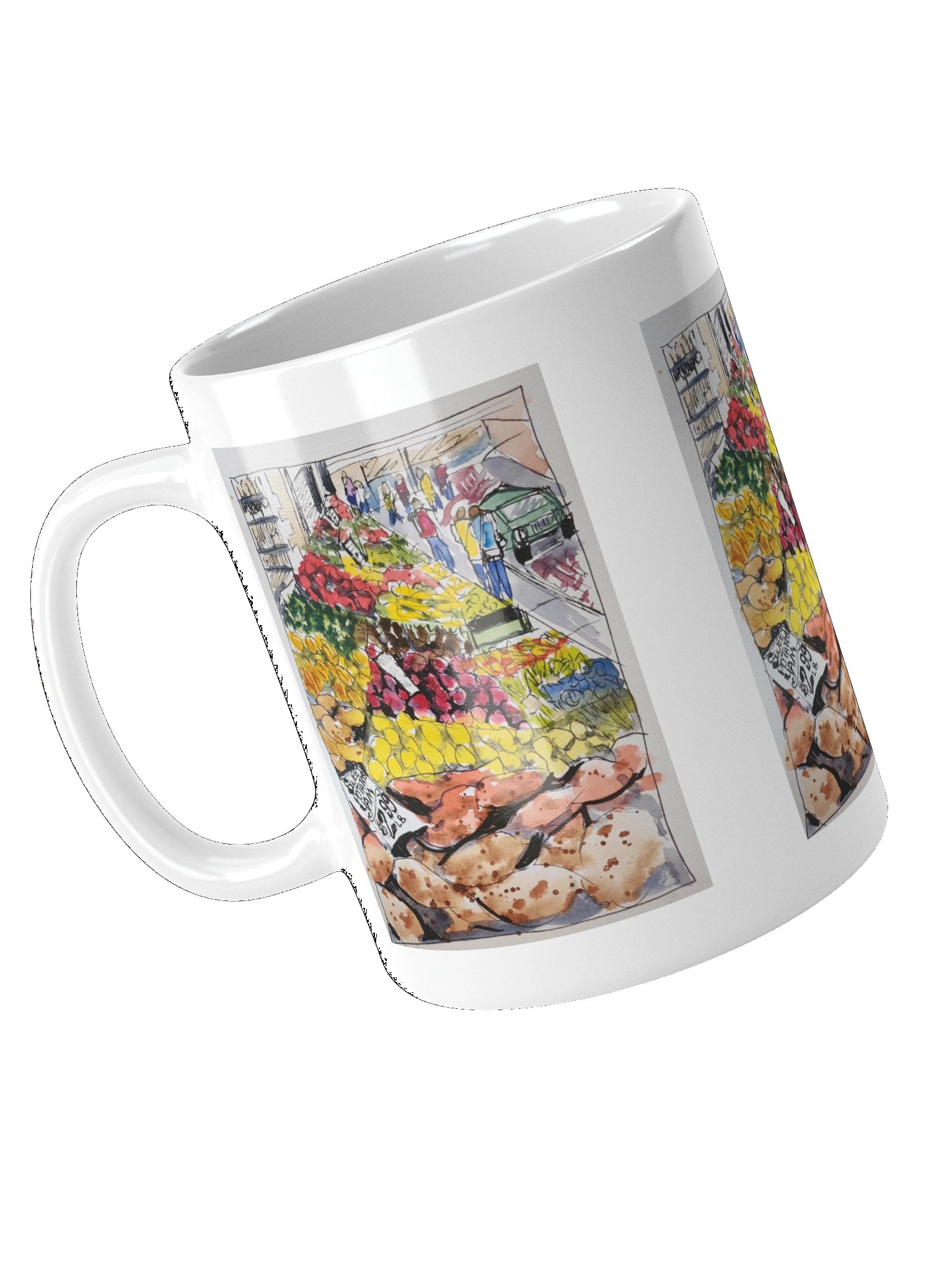Pike Place Market - White Glossy Mug product image (5)