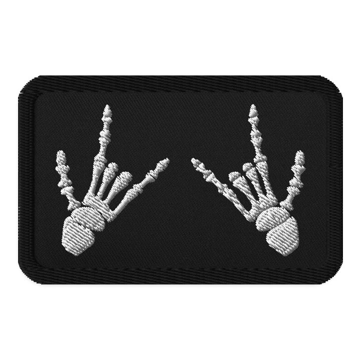 Let's Go Bone Hands Patch product image (1)