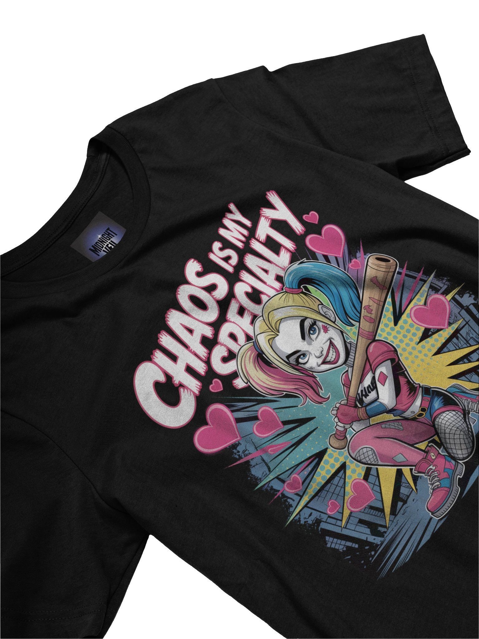 Chaotic Charisma: Harley Quinn Chaos is My Speciality T-Shirt product image (5)