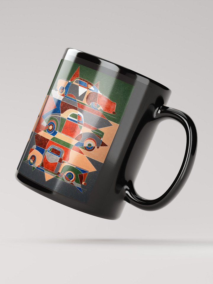 A Century of Rides III Black Glossy Mug (Original) product image (2)