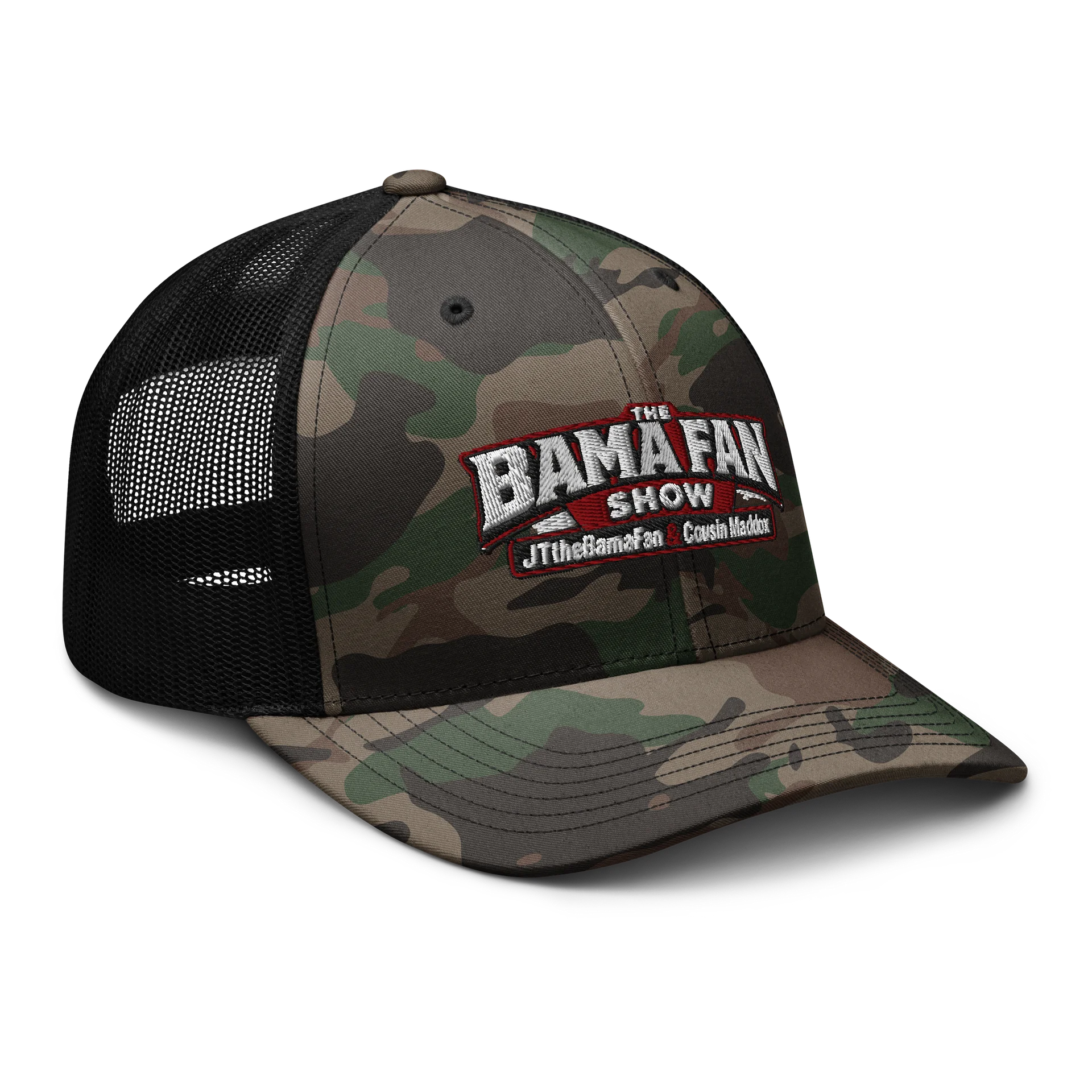 The Bama Fan Show Camo Trucker Hat product image (8)
