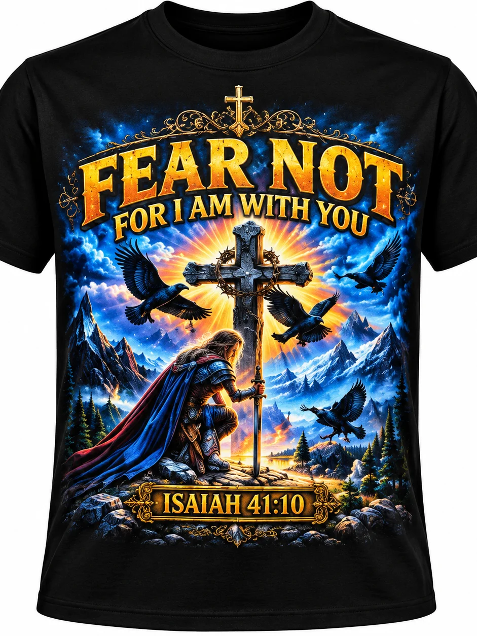 Fear Not – Isaiah 41:10 Faith Forged T-Shirt product image (2)