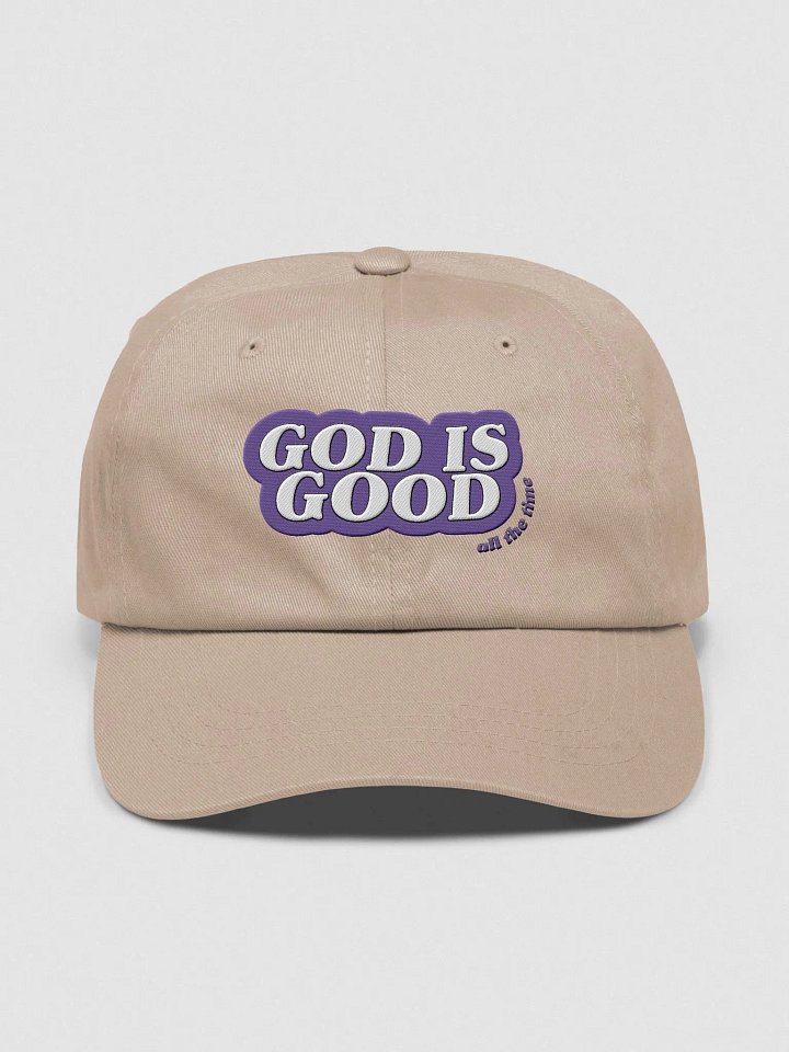 PURPLE God is Good Dad Hat product image (1)