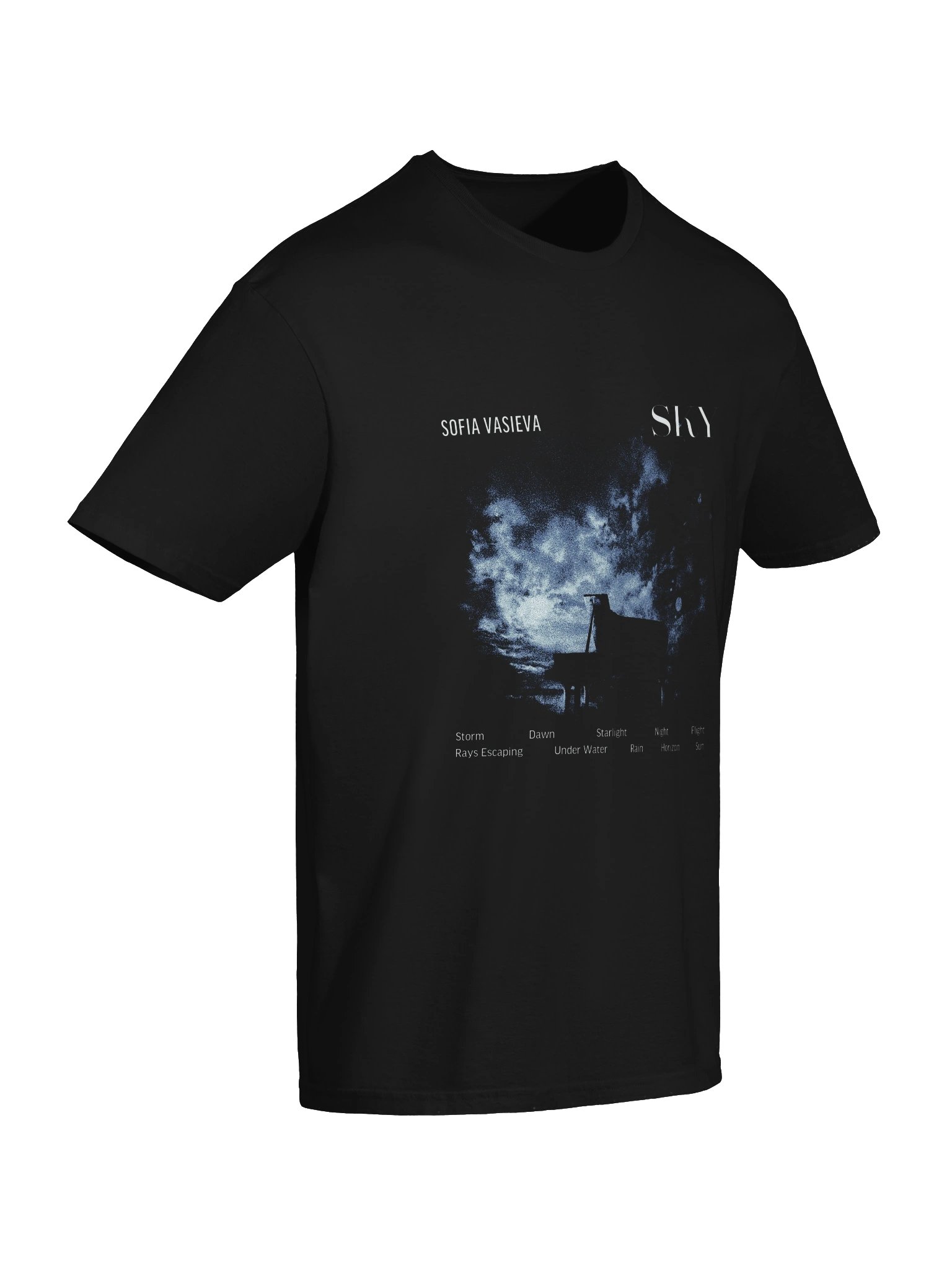 Sky Piano Design T-shirt product image (6)