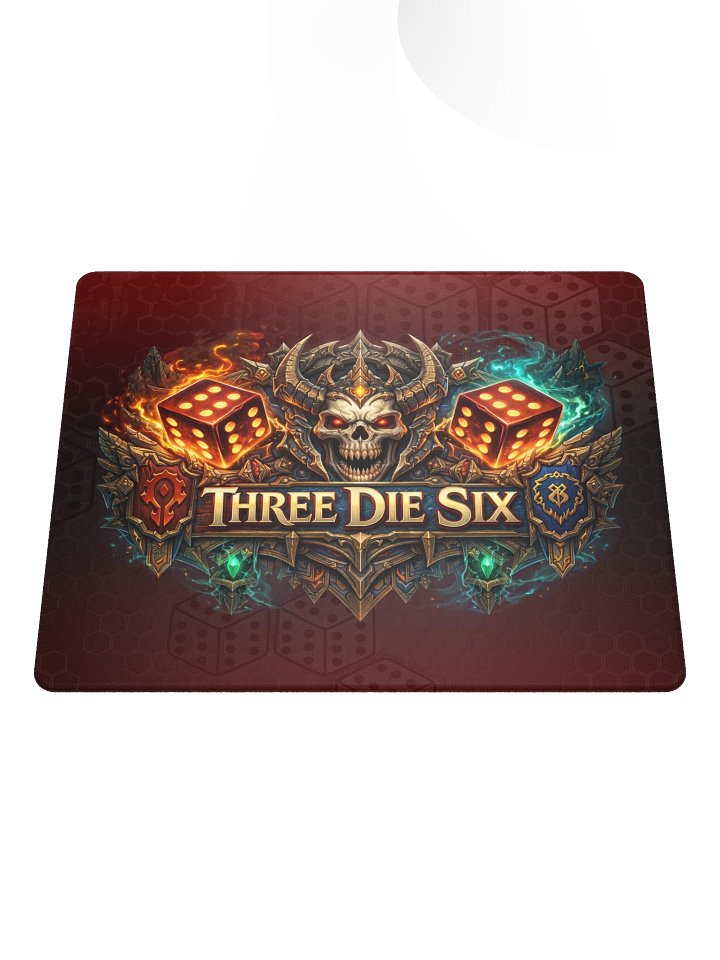 Three Die Six Guild Mouse Pad product image (1)